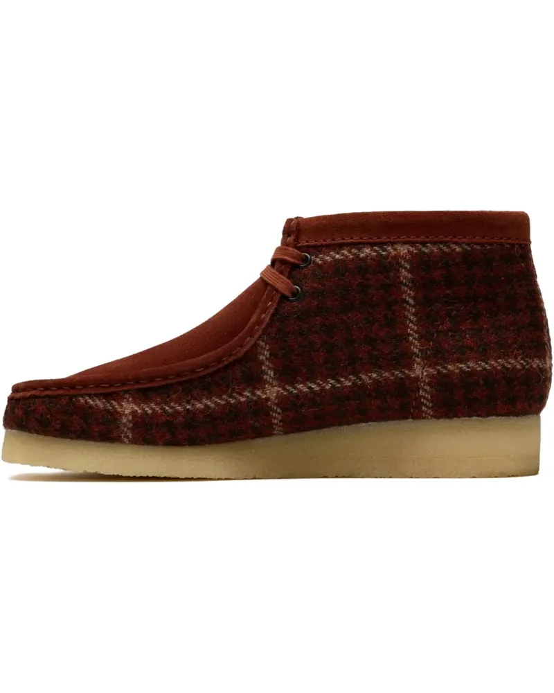 Clarks Stiefel aus Tweed - Braun Braun
