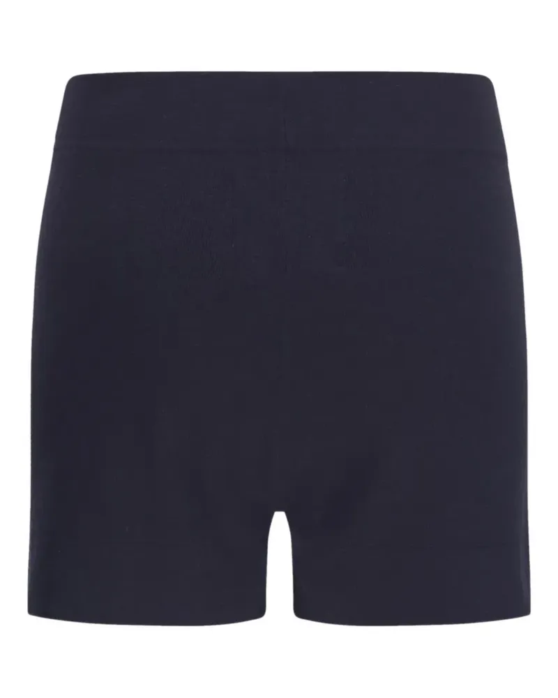 extreme cashmere Nº450 bummy high-waisted shorts - Blau Blau