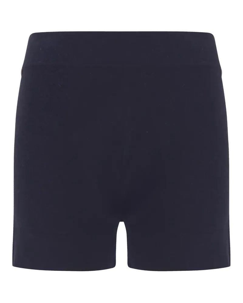 extreme cashmere Nº450 bummy high-waisted shorts - Blau Blau