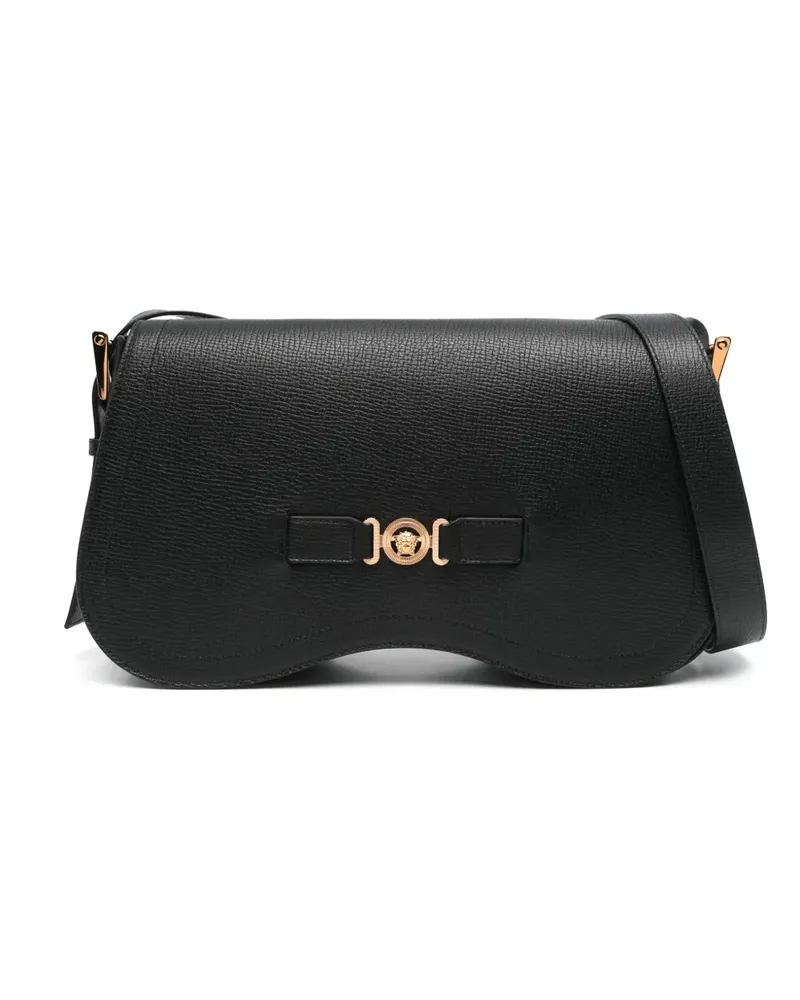Versace Medusa Biggie Schultertasche - Schwarz Schwarz