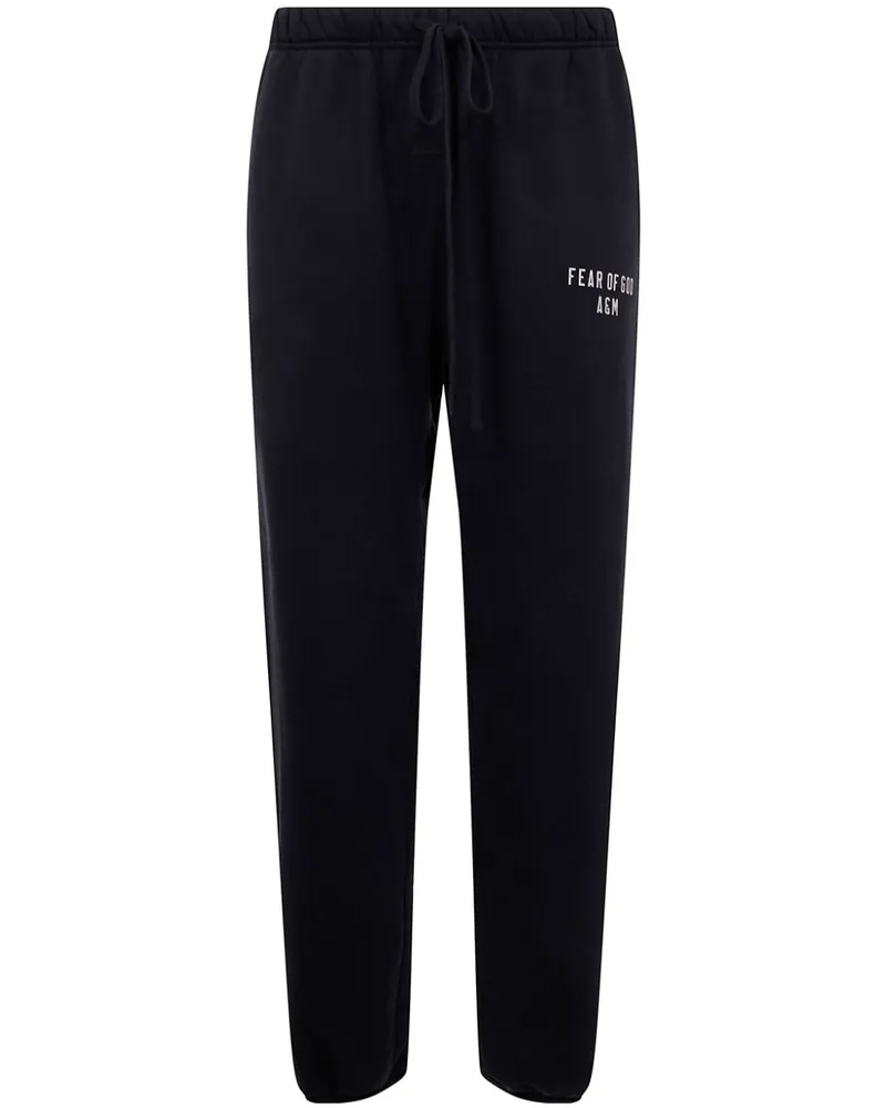 Fear of God Jogginghose mit Logo-Print - Schwarz Schwarz