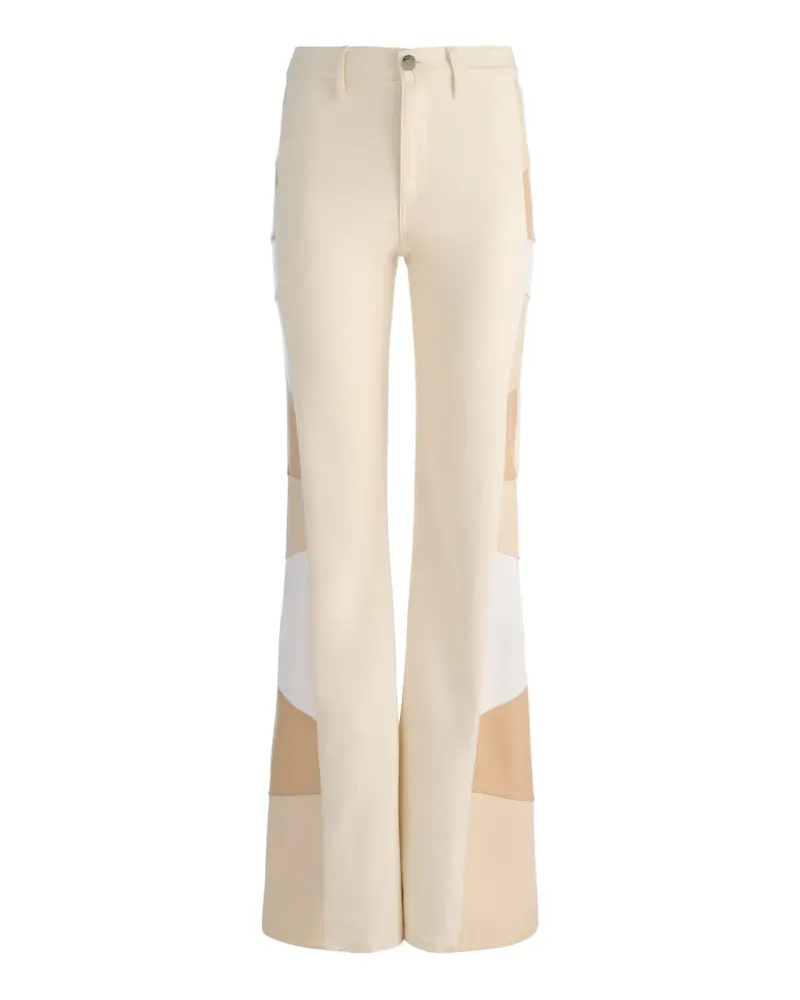 Alice + Olivia Beautiful patchwork jeans - Nude Nude