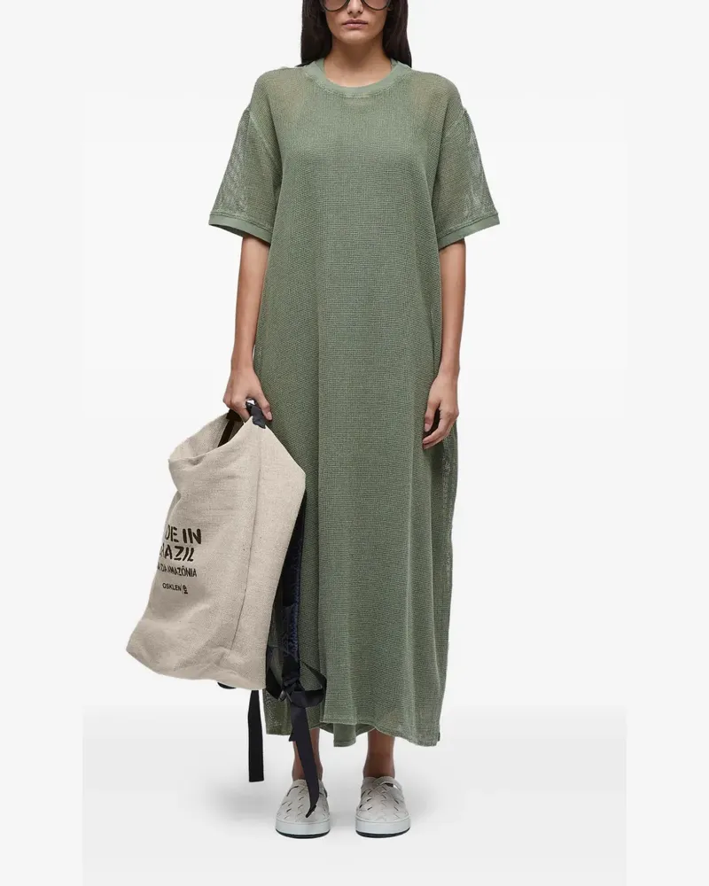 Osklen Kleid aus Canvas - Grün Grün