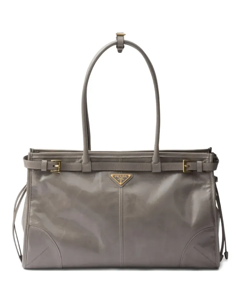 Prada Große Bonnie Tote Bag - Grau Grau