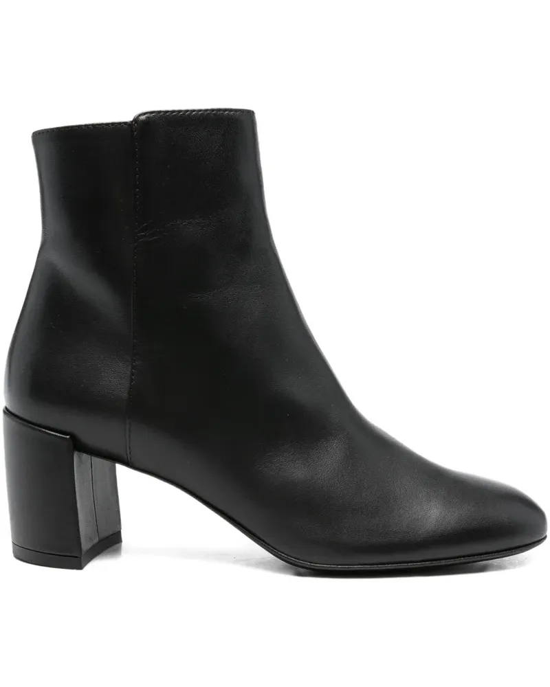 Attilio Giusti Leombruni Stiefeletten mit Blockabsatz 60mm - Schwarz Schwarz