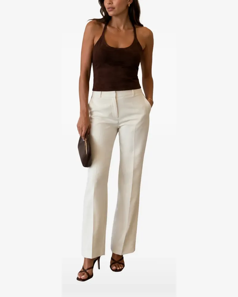 Stouls Cherry open-back halterneck top - Braun Braun