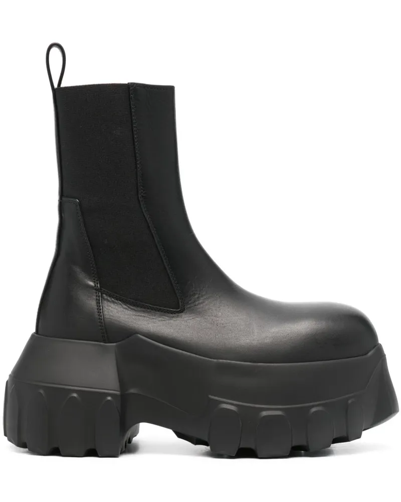 Rick Owens Beatle Mega Tractor Stiefel - Schwarz Schwarz