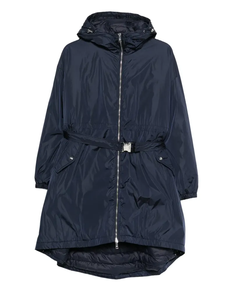 ADD Kapuzenmantel mit Gürtel - Blau Blau