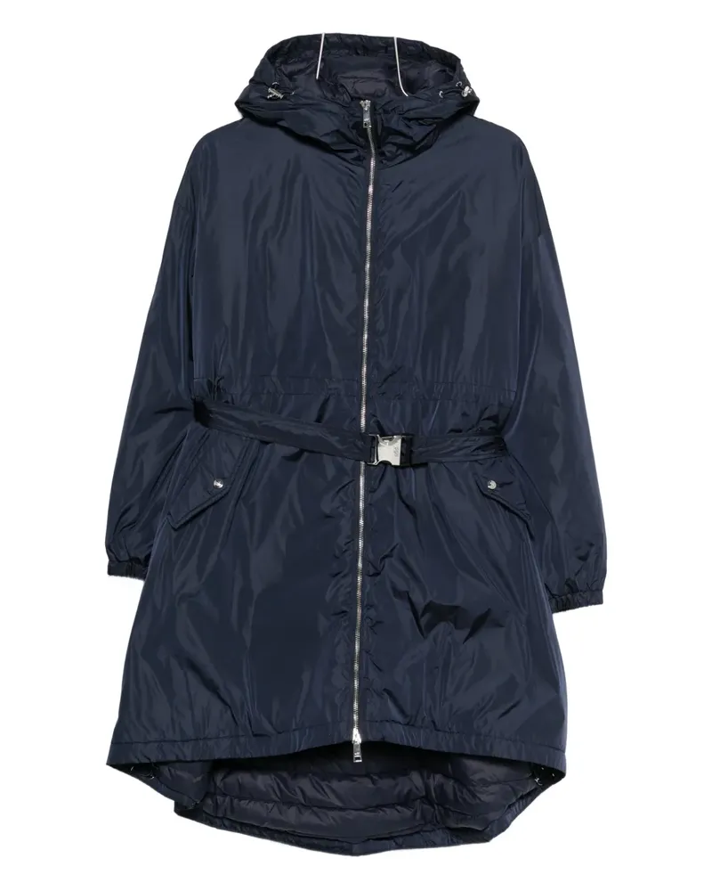 ADD Kapuzenmantel mit Gürtel - Blau Blau