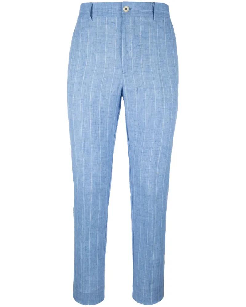 Brian Dales Gestreifte Hose - Blau Blau