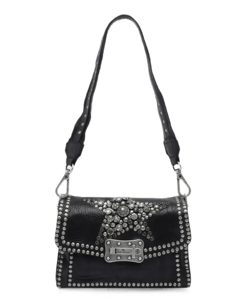 Campomaggi Agnese stud-embellished shoulder bag - Schwarz Schwarz