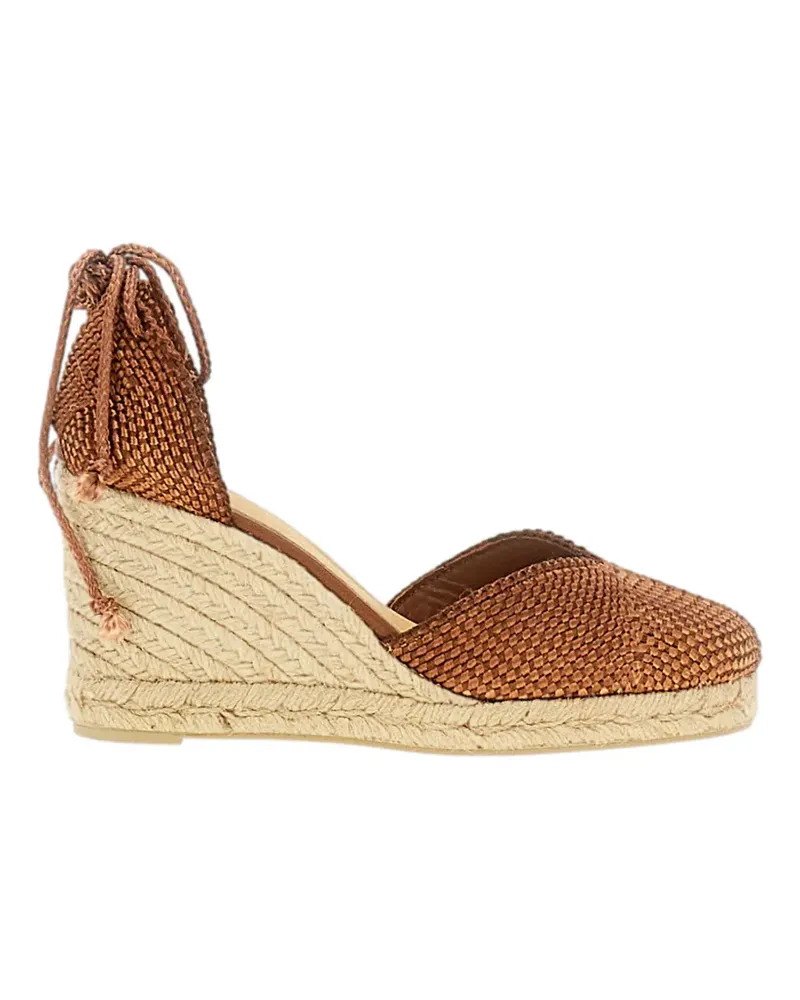 Castañer lace-up wedge espadrilles - Braun Braun