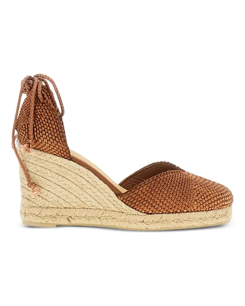 Castañer lace-up wedge espadrilles - Braun Braun
