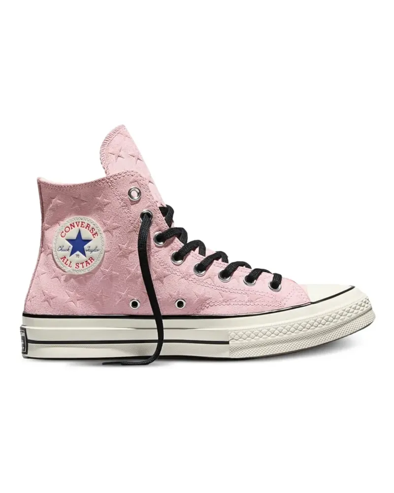 Converse Chuck 70 HI Sneakers mit Sternprägung - Rosa Rosa