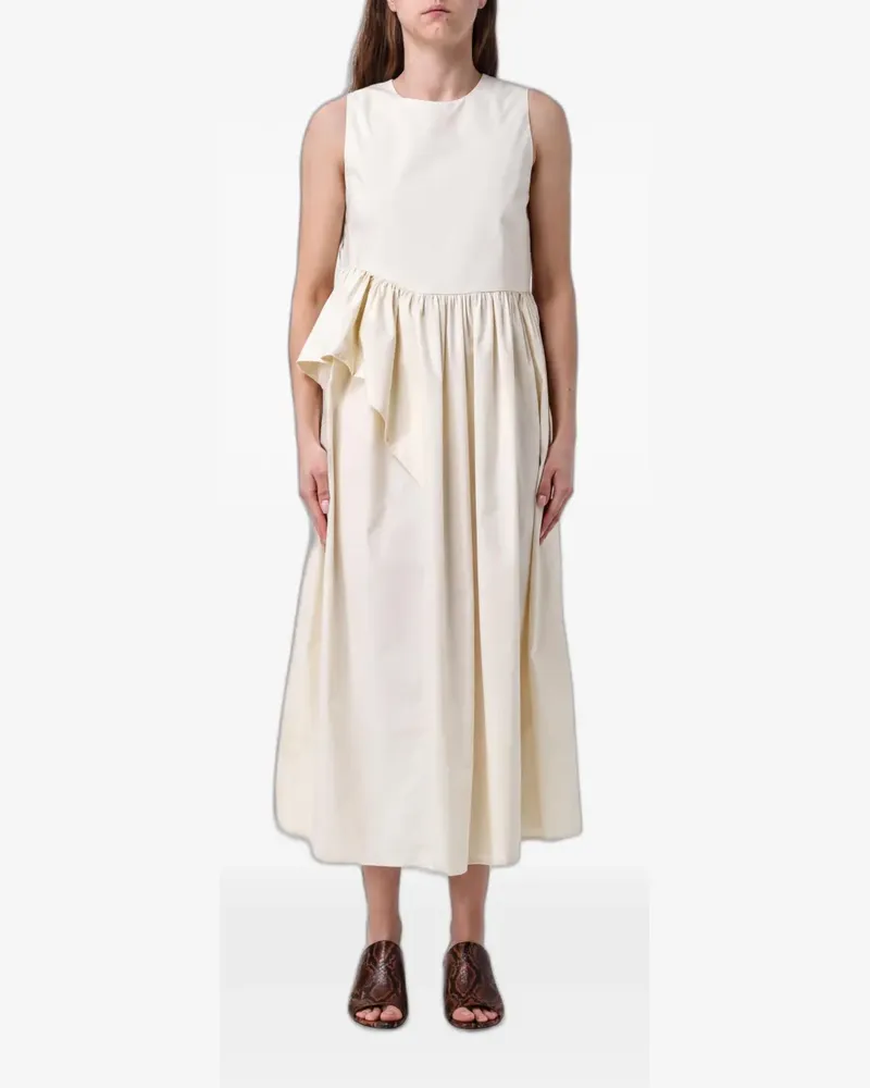MEIMEIJ Midikleid mit Rüschen - Nude Nude