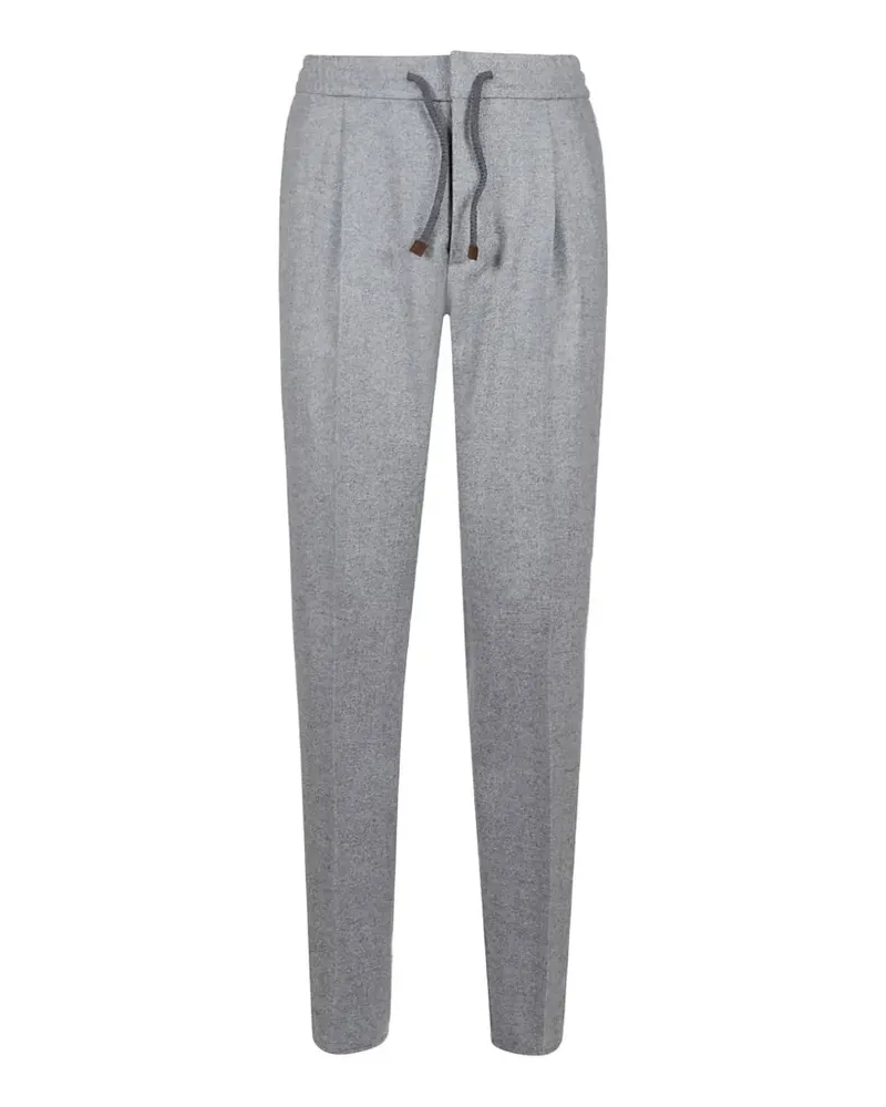 Brunello Cucinelli tailored drawstring trousers - Grau Grau