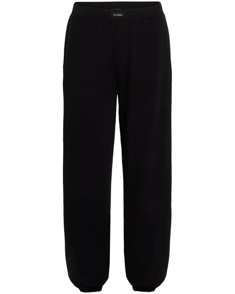 Karl Lagerfeld Jogginghose mit Logo-Patch - Schwarz Schwarz