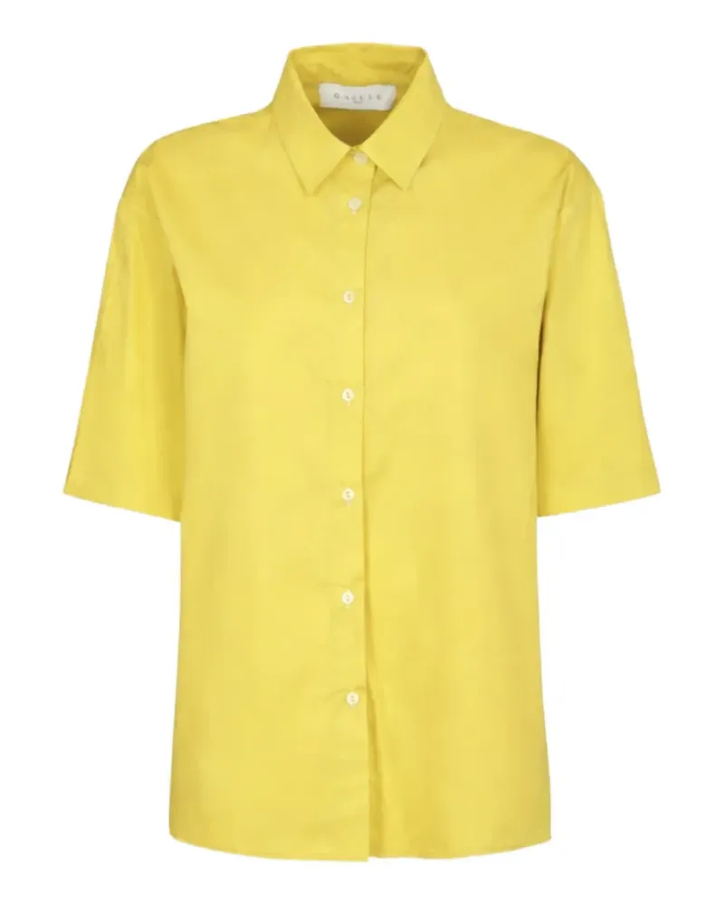 Gaëlle Bonheur logo-print short-sleeve shirt - Gelb Gelb