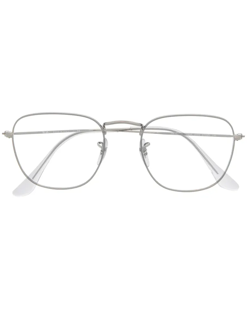 Ray Ban Brille mit eckigem Gestell - Metallic Metallic