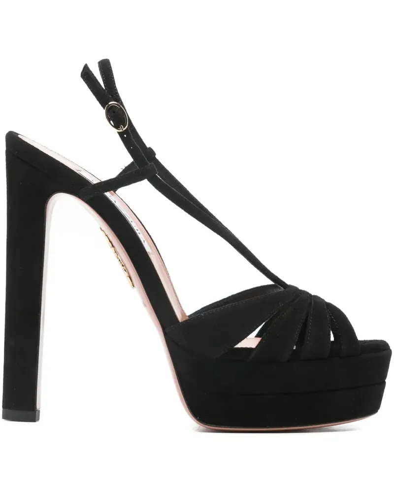 Aquazzura Aimée suede sandals - Schwarz Schwarz