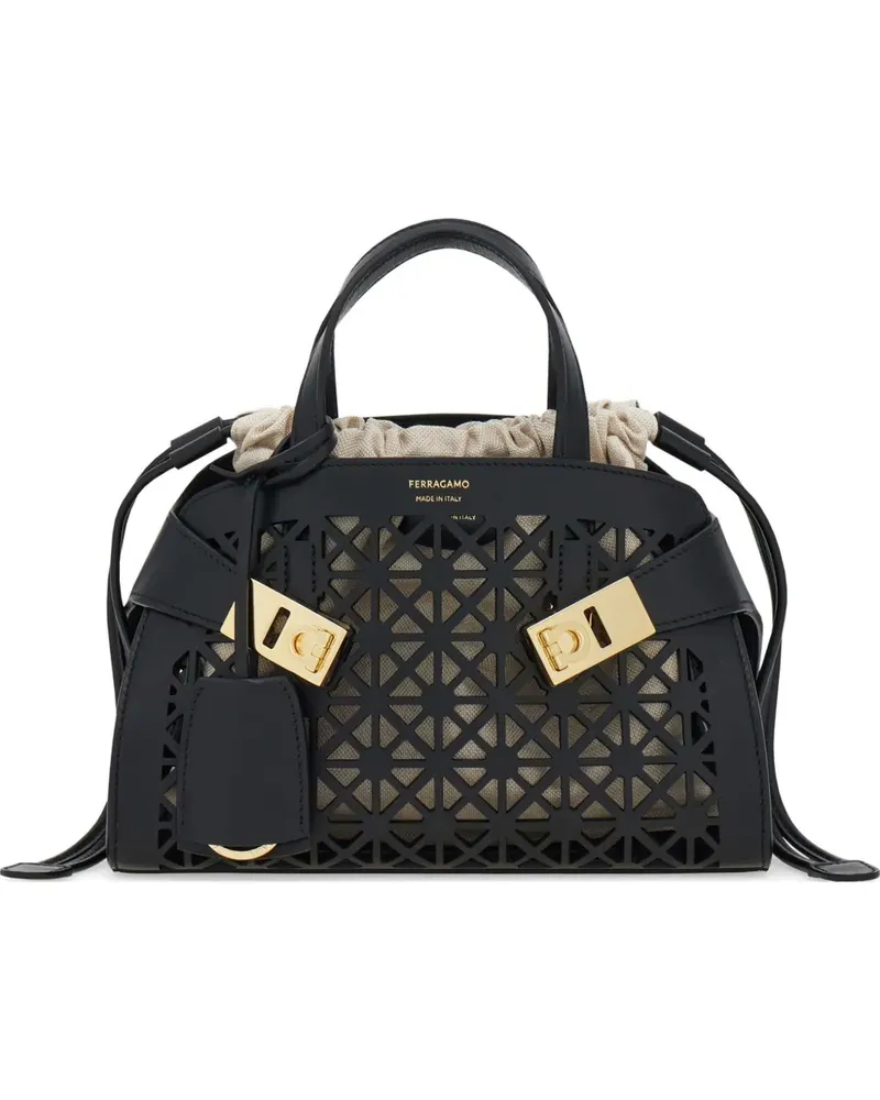 Ferragamo Hug handbag (XS) - Schwarz Schwarz
