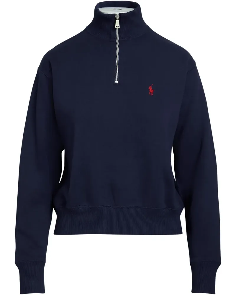 Ralph Lauren Sweatshirt mit Polo Pony - Blau Blau