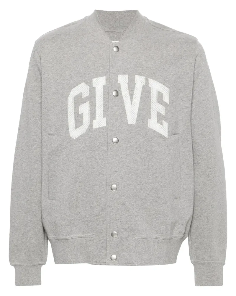 Givenchy Sportjacke mit meliertem Effekt - Grau Grau