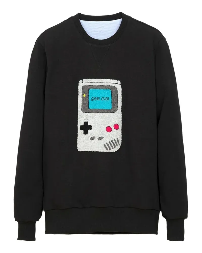 LC23 Pullover mit Gameboy-Patch - Schwarz Schwarz
