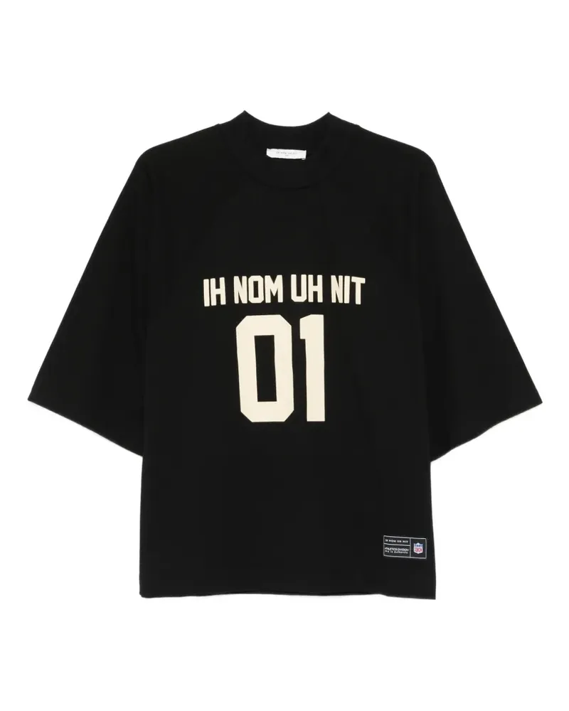 IH NOM UH NIT logo-lettering T-shirt - Schwarz Schwarz