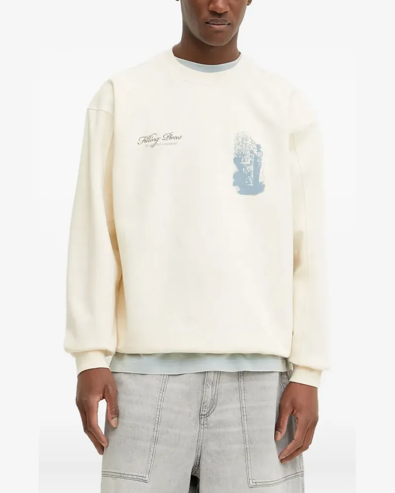 Filling Pieces Sweatshirt mit grafischem Print - Nude Nude