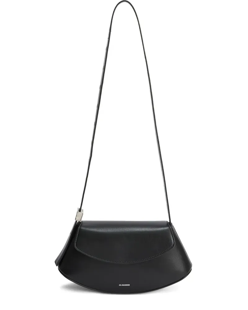 Jil Sander Kleine Eldorado Schultertasche - Schwarz Schwarz