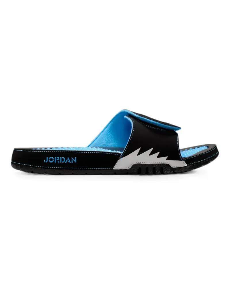 Jordan Hydro 5 Retro Pantoletten - Schwarz Schwarz