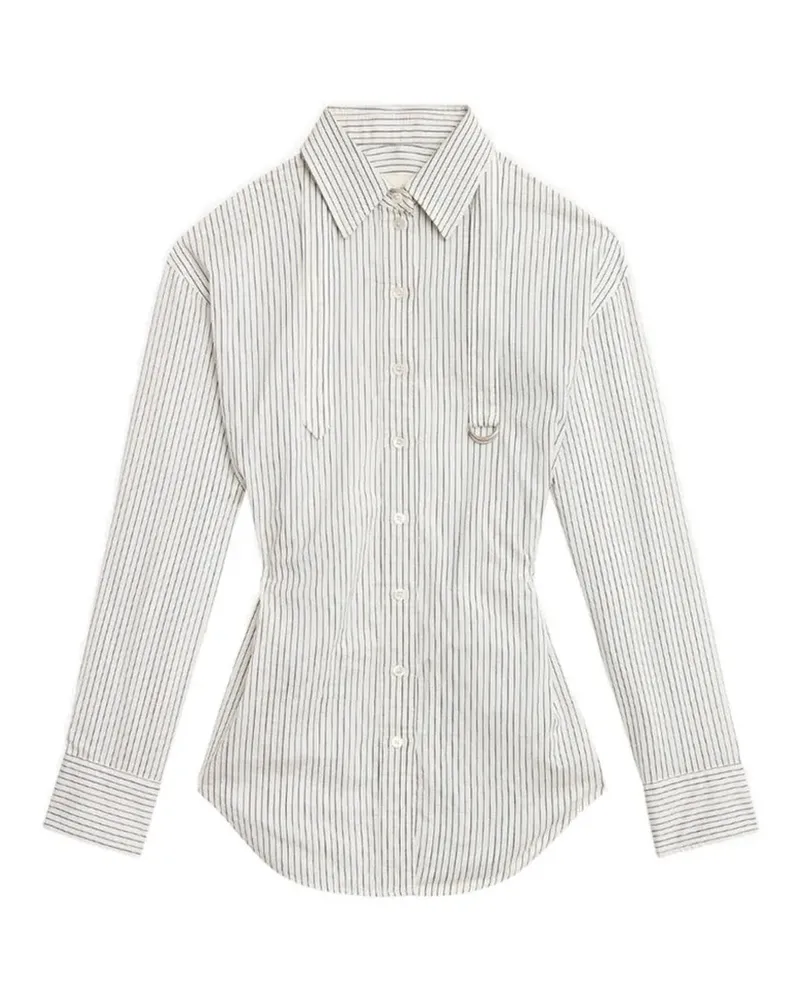 Isabel Marant Aurora Hemd mit Nadelstreifen - Weiß Weiß