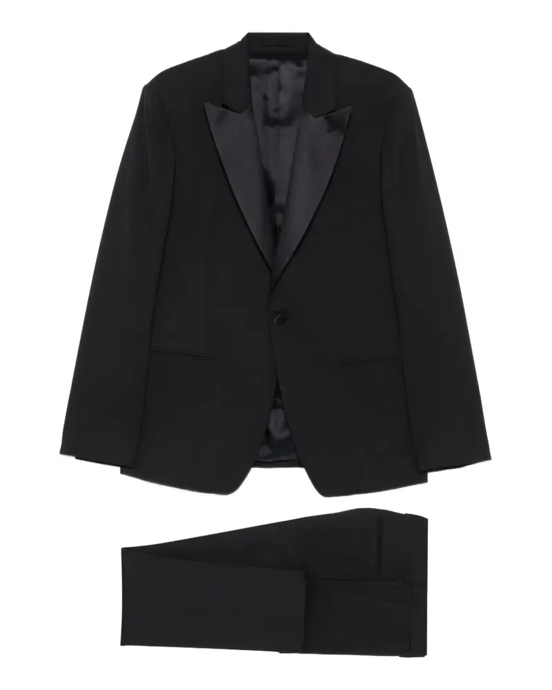LARDINI peak-lapel three-piece suit - Blau Blau