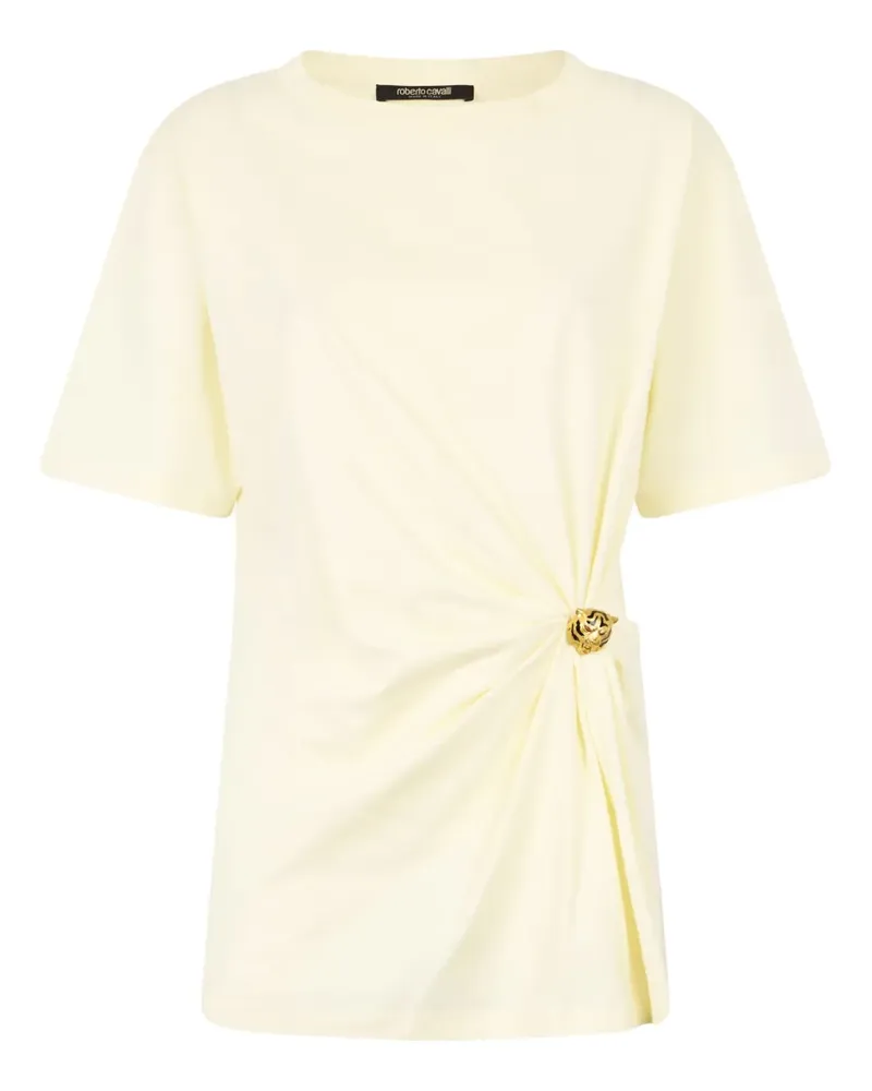 Roberto Cavalli T-Shirt aus Baumwolle - Nude Nude