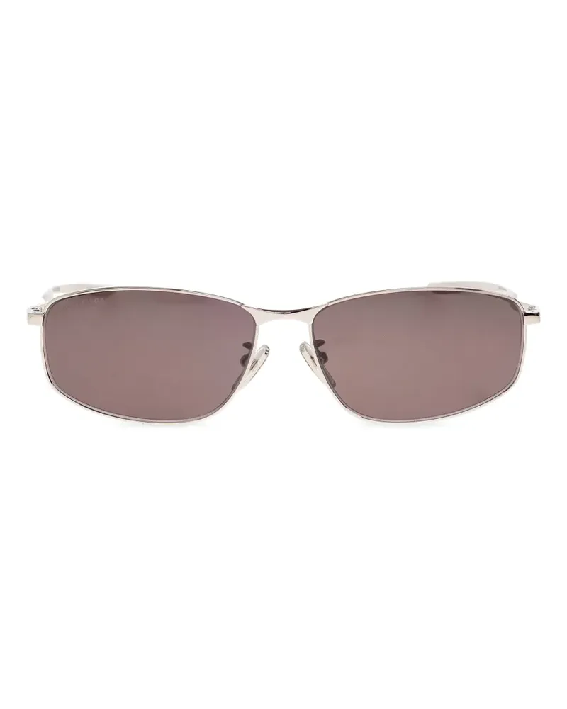 Balenciaga rectangle-frame sunglasses - Silber Silber