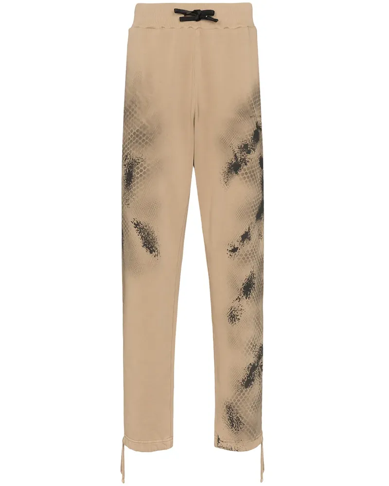 1017 ALYX 9SM Jogginghose mit Print - Braun Braun