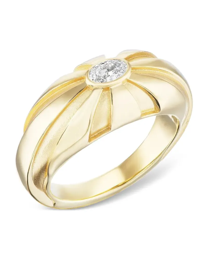 Sorellina 18K yellow gold Electric Moonbeam diamond ring Gold