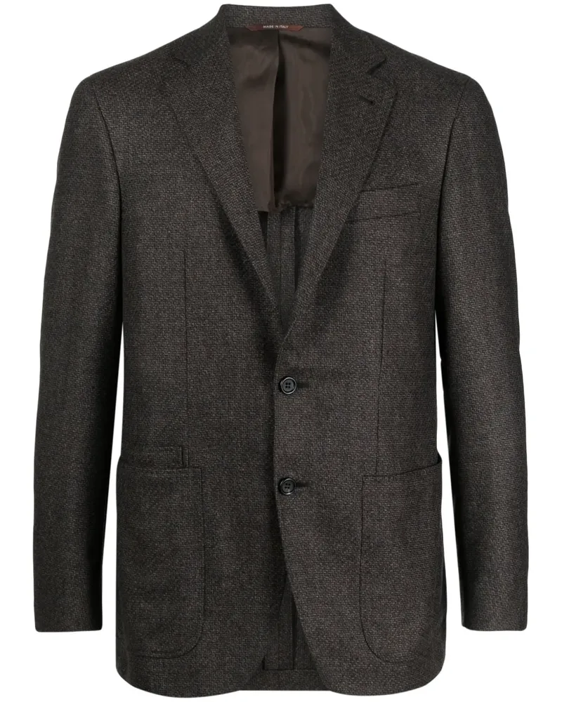 Canali Einreihiges Sakko - Braun Braun