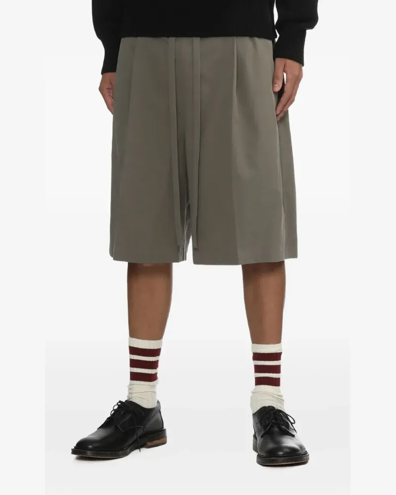 Fear of God drawstring pleated shorts - Grau Grau