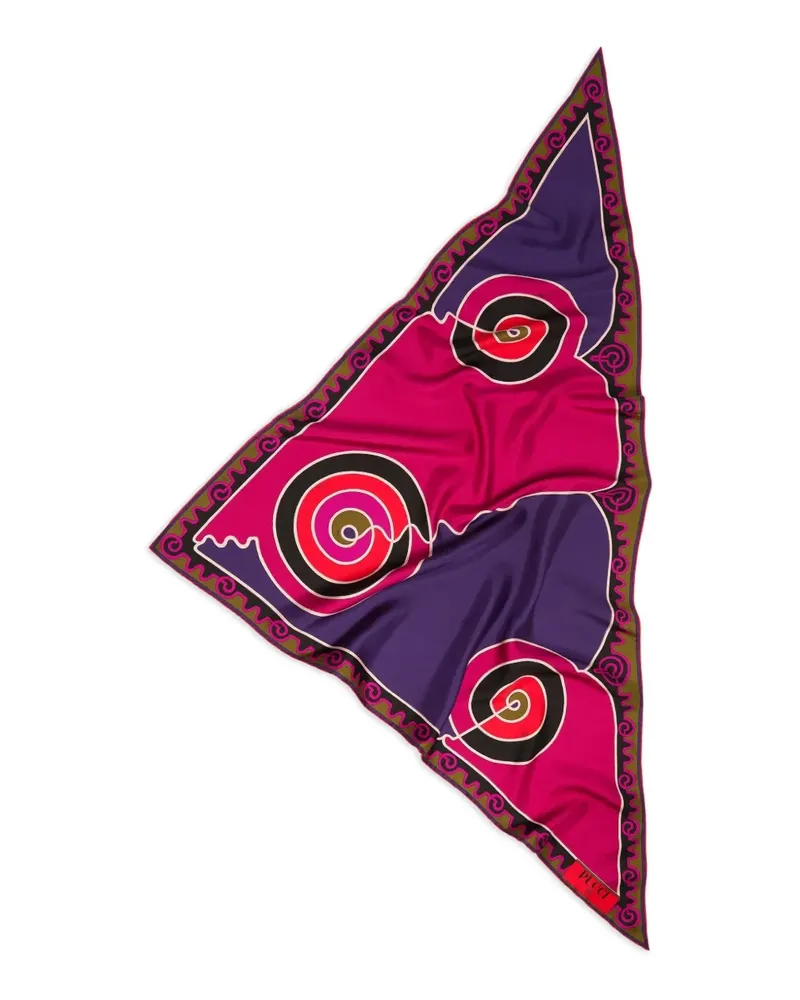 Emilio Pucci Schal mit Astro-Print - Rosa Rosa