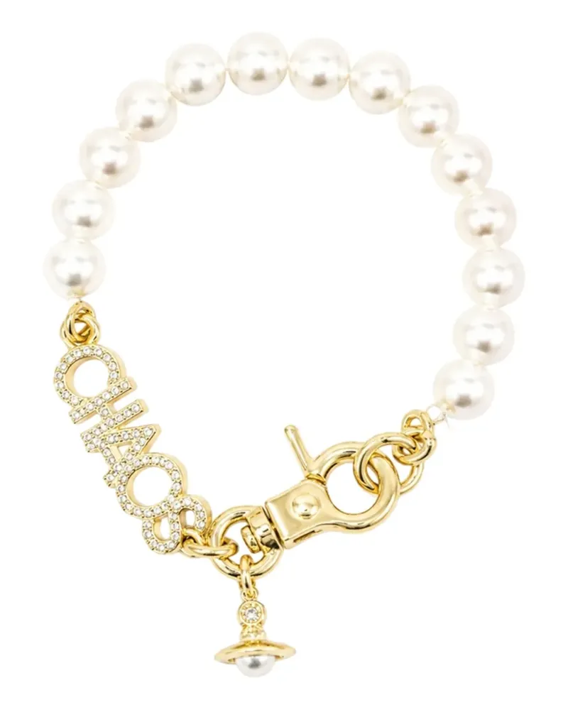 Vivienne Westwood Chaos Armband mit Kristallen - Gold Gold