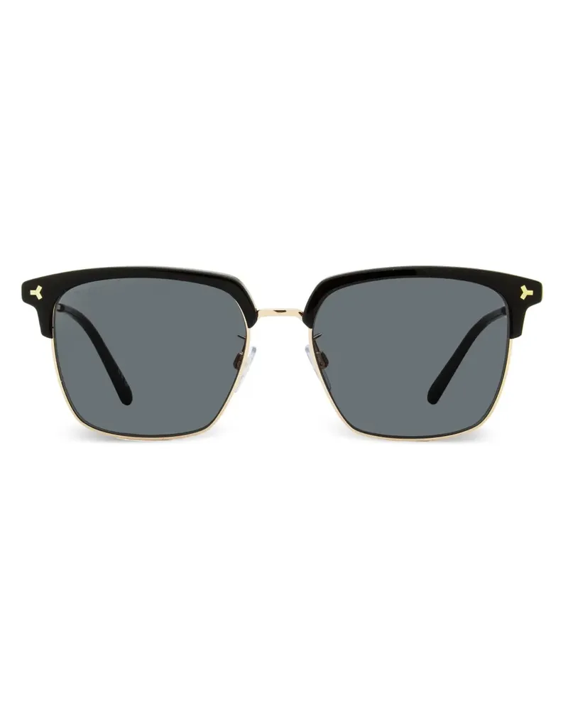Bally Sonnenbrille mit eckigem Gestell - Schwarz Schwarz
