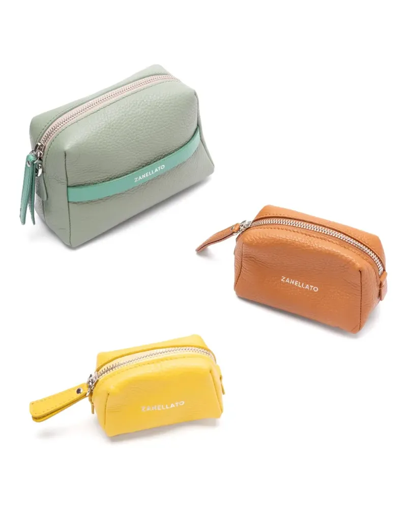Zanellato Kosmetiktasche mit Print - Grün Grün