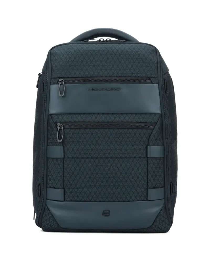 Piquadro Rucksack mit Reißverschluss - Blau Blau
