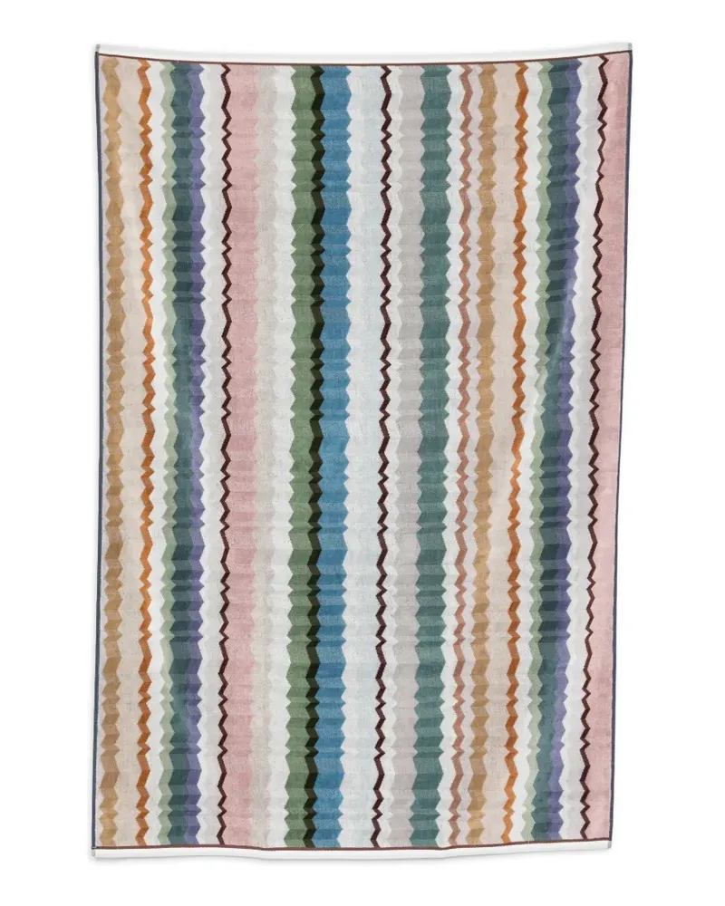 Missoni Home Badetuch mit Zickzackmuster - Nude Nude