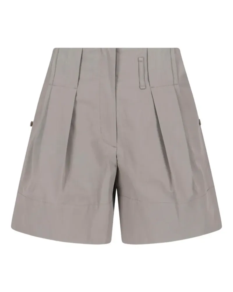 LOW CLASSIC pleated shorts - Grau Grau