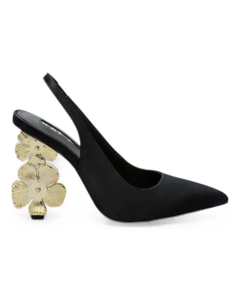 Kat Maconie Mona floral-heel mules - Schwarz Schwarz