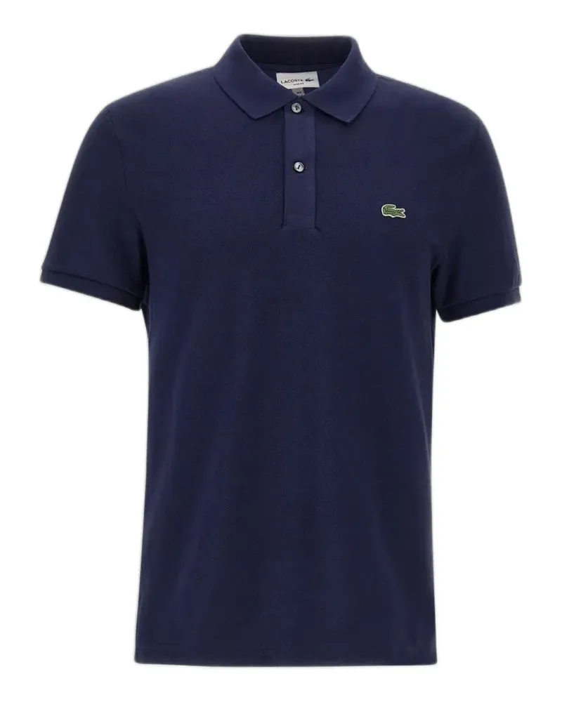 Lacoste pique-knit cotton polo shirt - Blau Blau