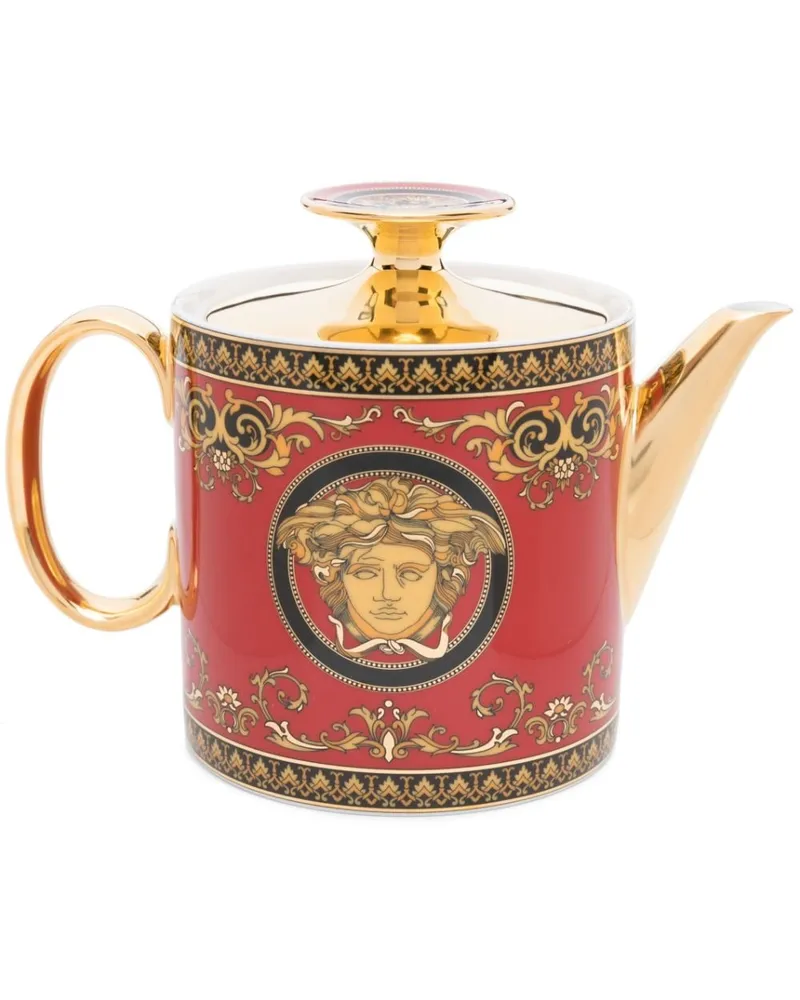 Versace Teekanne mit Medusa-Motiv - Rot Rot